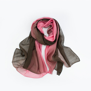 Tie Dyed Ultra Soft Silk Modal Blend Gradient Color tørklæde til sommer