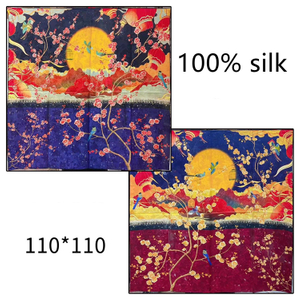 Silketørklæder med digitaltryk