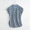 Brugerdefinerede 100% Pure Mulberry Silk Printed Silk Shirts Designs til kvinder fra tøjfabrik